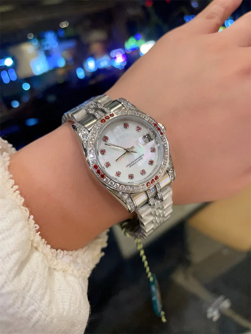 Vintage Womens Diamond Watch Set Quartz Battery... From  display picture 1