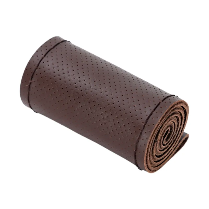 Breathable Leather Steering Wheel Covers Oreillys For 14.1inch Wheels