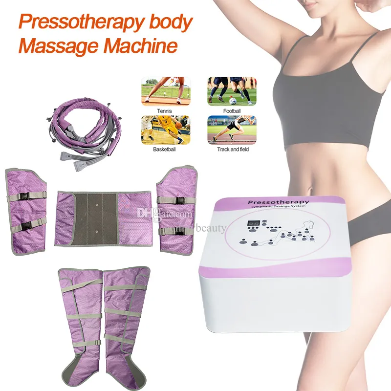 Portable Pressotherapy Lymphatic Drainage Slimming Machine For Salon Spa,Easy Operate Pressotherapy Suit Massage Sports Recovery Device