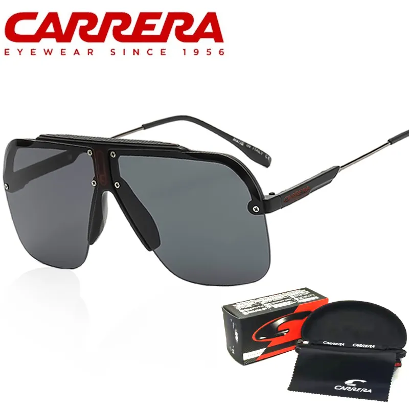 Carrera diseño de marca Vintage gafas de sol de gran tamaño mujeres hombres moda gradiente gafas de sol para mujer Masculino UV400