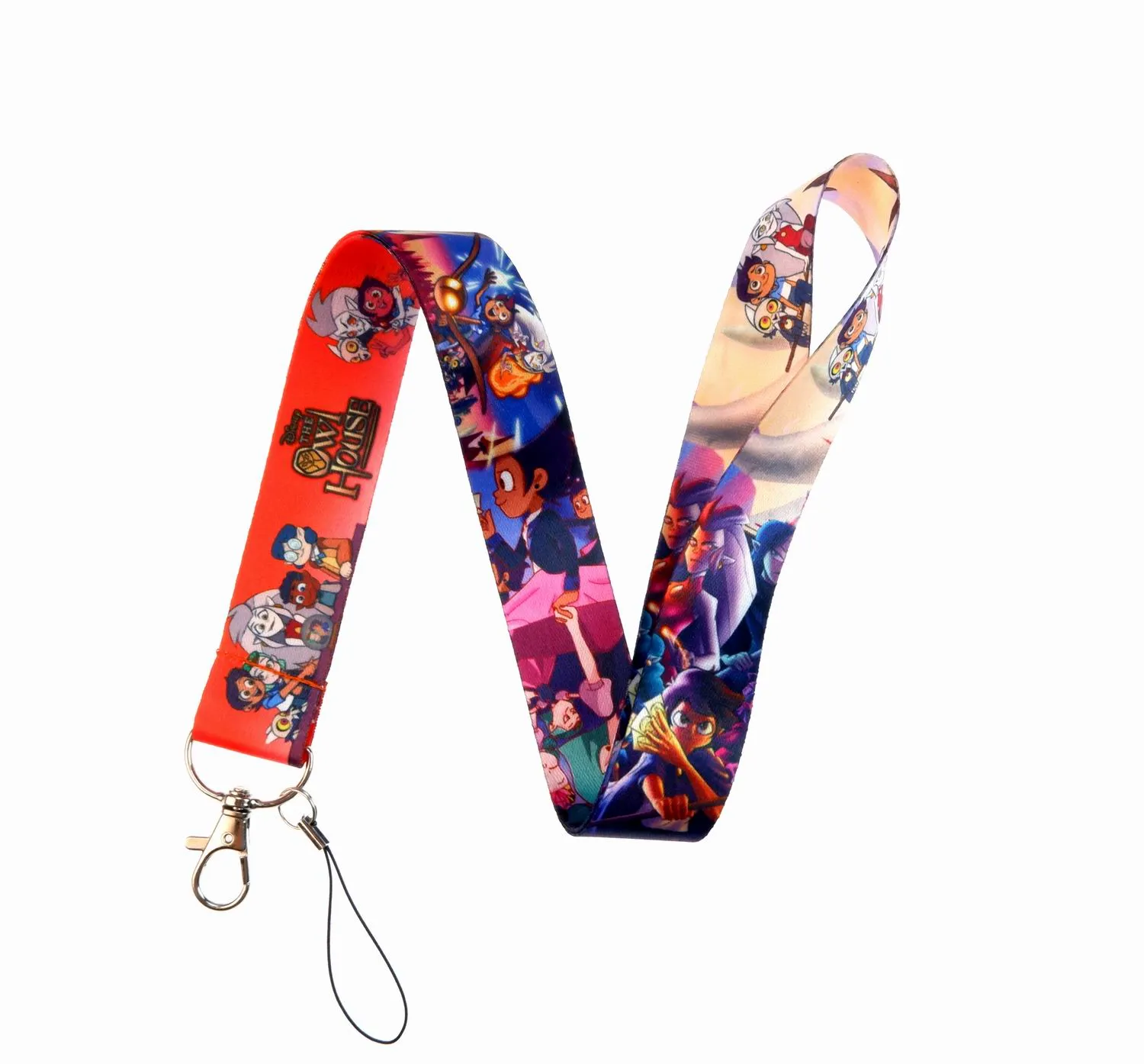 Designer Keychain The Owl House Season Cartoon Lanyard Keychain Lanyards For Keys Badge ID Mobiele telefoon Touw Hekbanden Accessoires Geschenken