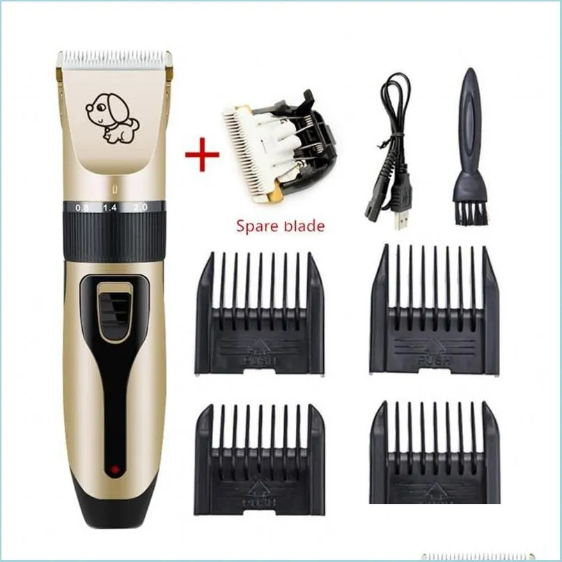 Dog Grooming Professional Pet Hair Trimmer Animal Clippers Cat Cutter Hine Shaver Electric Scissor Clipper Drop Delivery Home Garden Dhlqm