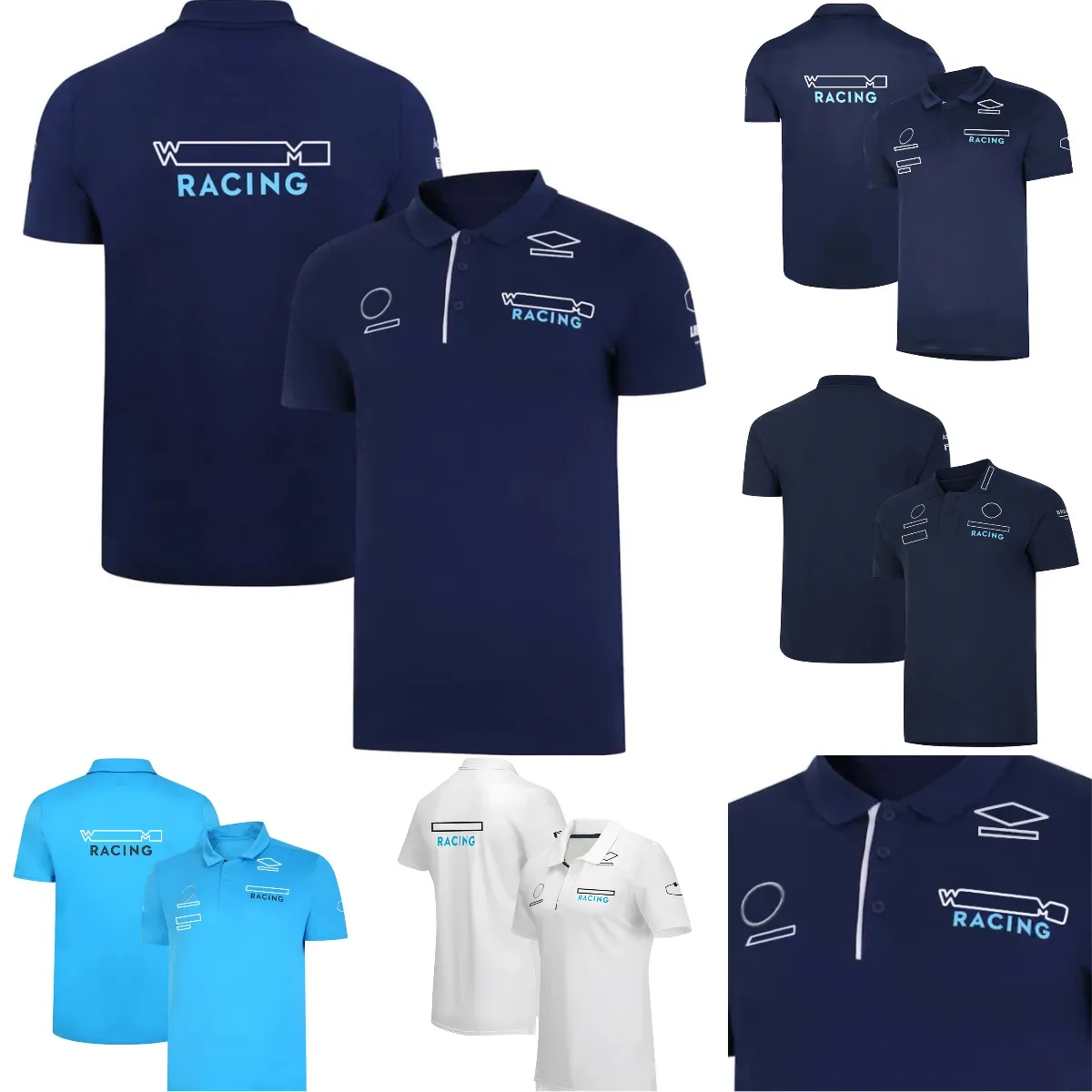 2023 Nieuwe F1 Racing Team Poloshirt T-shirt Formule 1 Driver Polo T-shirts Motorsport Zomer Merk Heren Korte Mouw Ademend top