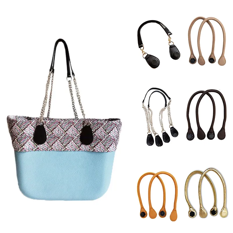 Bag Parts Accessories Obag Accesorios Silver Long Chain Handles