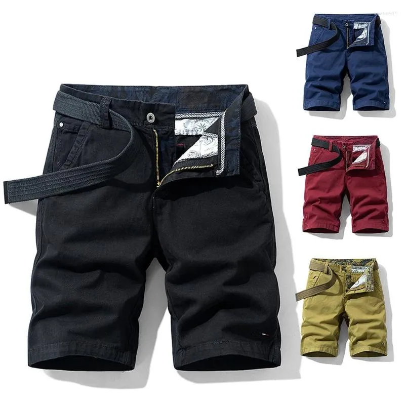 Herren Shorts 2023 Frühling Männer Baumwolle Solide Herrenbekleidung Sommer Lässige Reithosen Bermuda Mode Jeans Für Strandhosen Kurz