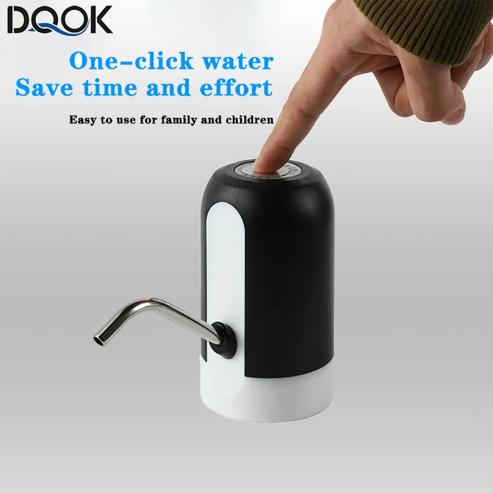 Andere drinkware -waterflespomp USB -oplaad Automatische elektrische dispenser Auto -schakelaar Drink 230330