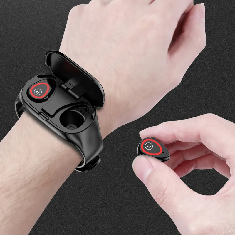 Yezhou2 Heart Rate 2 In 1 Smart Watch Headset Wireless Waterproof TWS Color Screen Earbuds M1 From Yezhou3c2 59.8 DHgate.Com