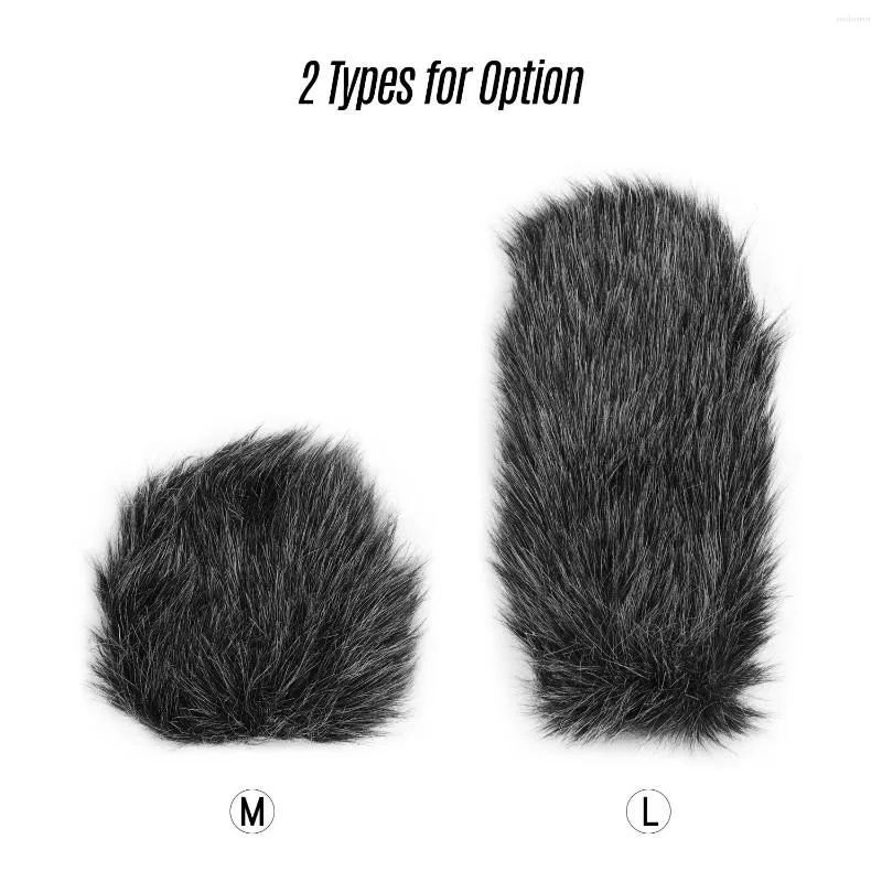 Microphones Furry Windscreen Mic Windshield On Camera Microphone Cover Muff For VideoMic GO