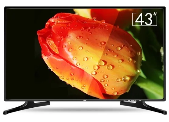 Vente chaude 38 40 43 Cadre étroit Audio intégré Full HD LED TV LCD Télévision à écran plat