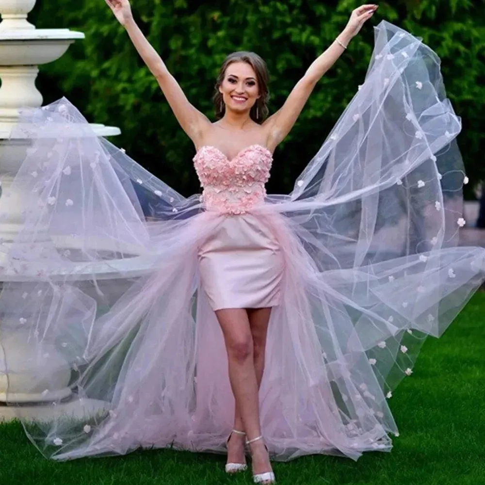 Graduación Vestidos De 15 De Dos Piezas Cortos Vestido De Fiesta