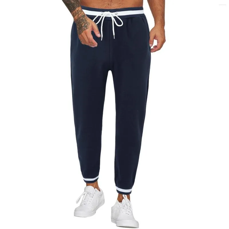 Pantalones para hombres Mens Tear Basketball Pantalón de entrenamiento casual Calentamiento Pantalones de chándal de pierna abierta sueltos con bolsillos