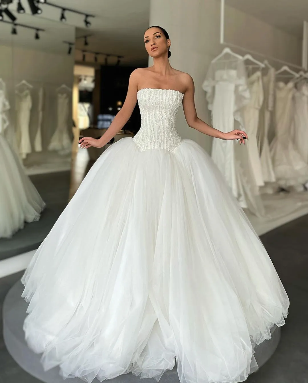 plus beaded dress Primavera Couture 14074 Curvy Prom Dress Beaded Formal 20 / Ivory/Teal main image 0