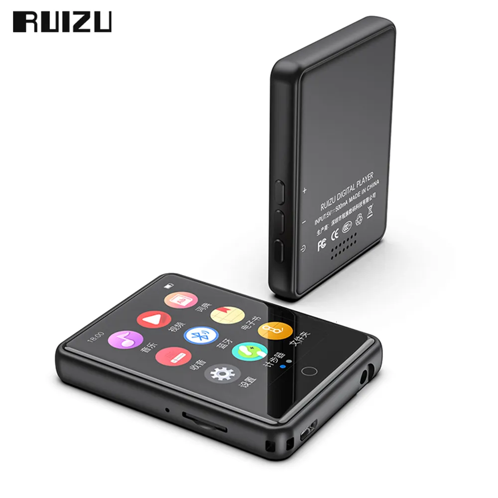 MP3 MP4プレーヤーRuizu M17タッチスクリーンBluetooth 16GB Support FM Radio Recording ebook Video Portable Walkman 230331