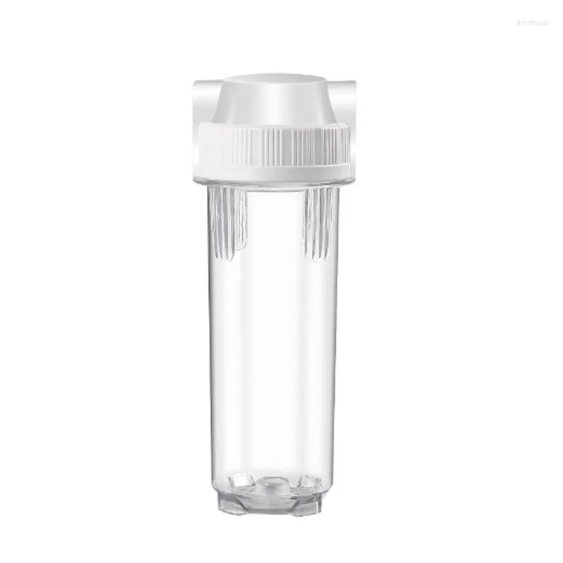 Robinets de cuisine 10 pouces filtre transparent bouteille 1/4''1/2 "fil plastique/cuivre bouche cartouche PP coton purificateur d'eau