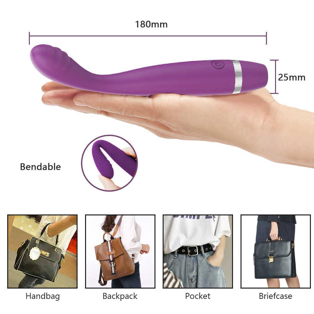 Nuovo vibratore del punto g per principianti Donne 8 secondi per l'orgasmo Vibrazioni a forma di dito Stimolatore del clitoride del capezzolo Giocattoli del sesso_voghion.com
