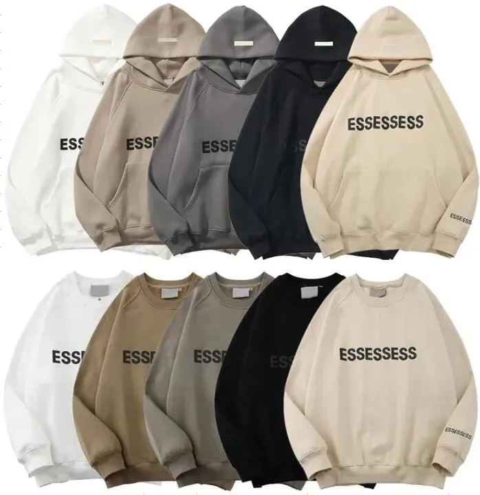 Heren Dames Designer Essentail Hoodies Sweatershirts Pakken Street chic Pullover Sweatshirts Tops Kleding Losse trui met capuchon Oversized jassen van hoge kwaliteit 4A