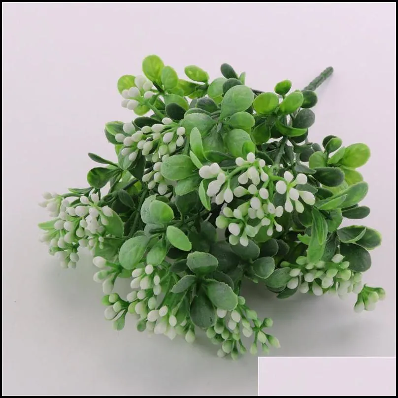 artificial milan fruit plants plastic milan grass plant wedding party new year home decoration accessories fake flower