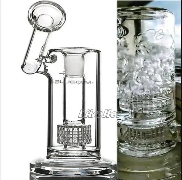 Mobius Glass bong Hookahs Dab Rigs Matrix Perc Bowl Accessory Smoking Glass Water Pipes Oil Rigs