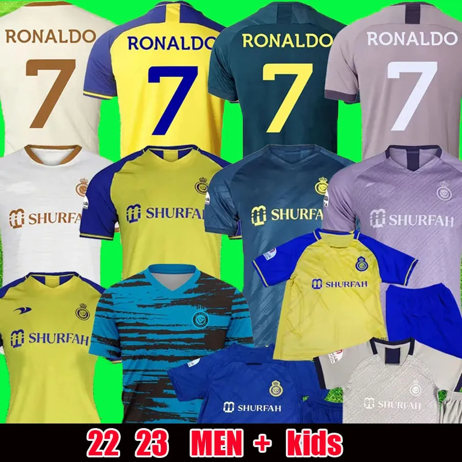 Al Nassr FC 2022/2023 Home & Away Soccer Jerseys Authentic Ronaldo CR7