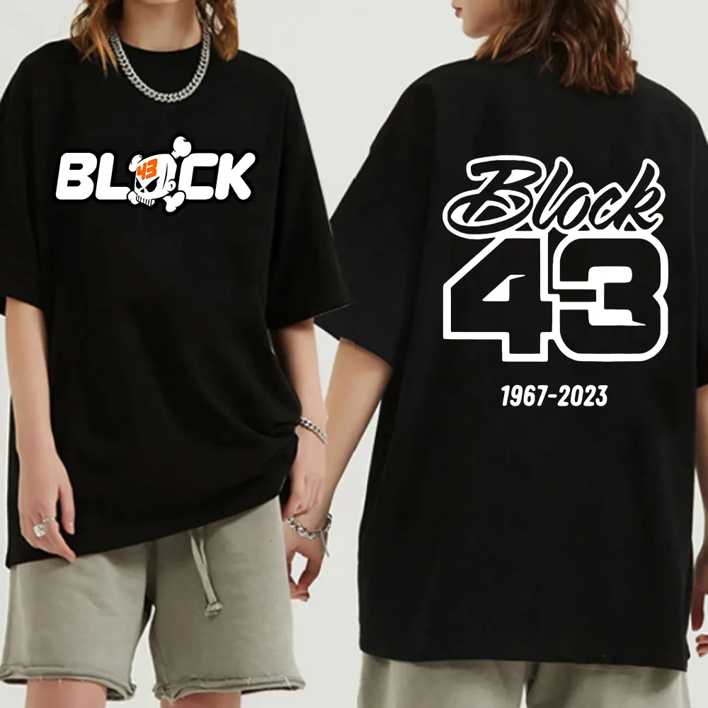 Men's T-Shirts Ken Block 43 T Shirt Fashion Men Harajuku Graphic Letter Print Ken Block Tshirts Male Aesthetic Casual Cotton Tees Shirts Tops 230331