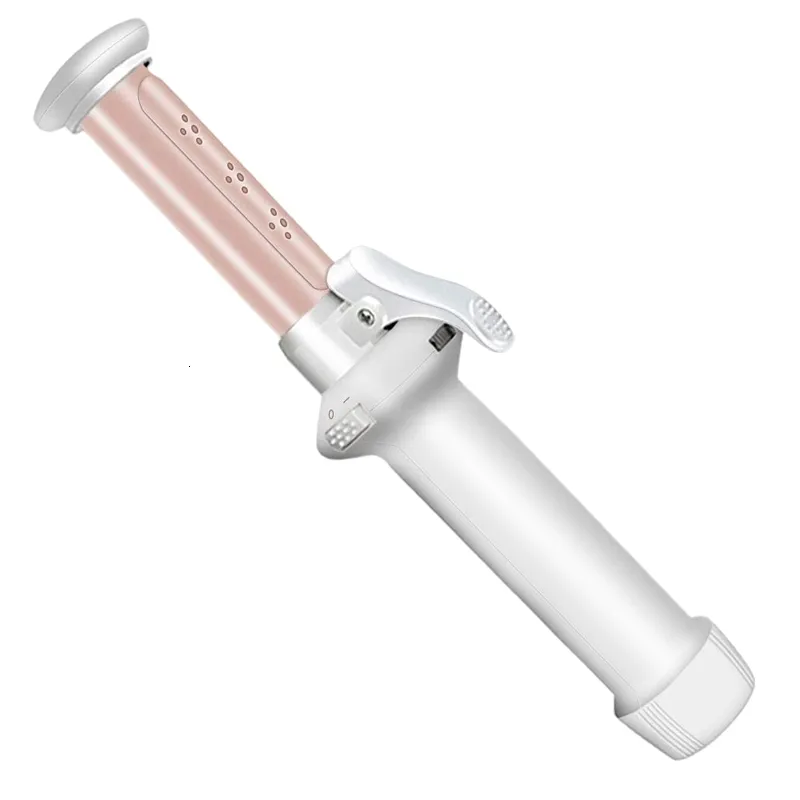 Curling Irons Cordless Curling Iron 1-Inch Ceramic Curling Stick Professional 2-i-1 mini curler för lösa curls USB-laddningsbara bärbar 230331