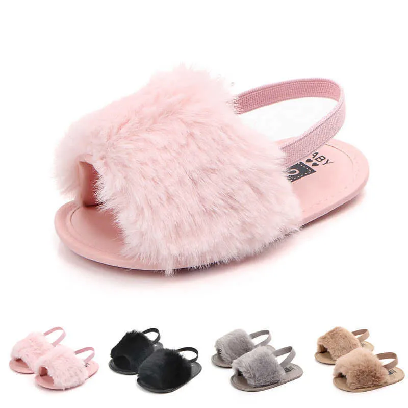 Sandals New Fashion Lovely Infant Toddler Baby Girls Sandals Girls Soft Sole Shoes Casual Prewalker Summer Z0331