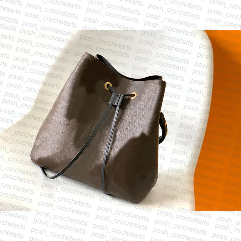 Ремни из натуральной кожи Сумка на шнурке для женской сумки Кошельки Холщовые сумки-ведра с покрытием для продажи