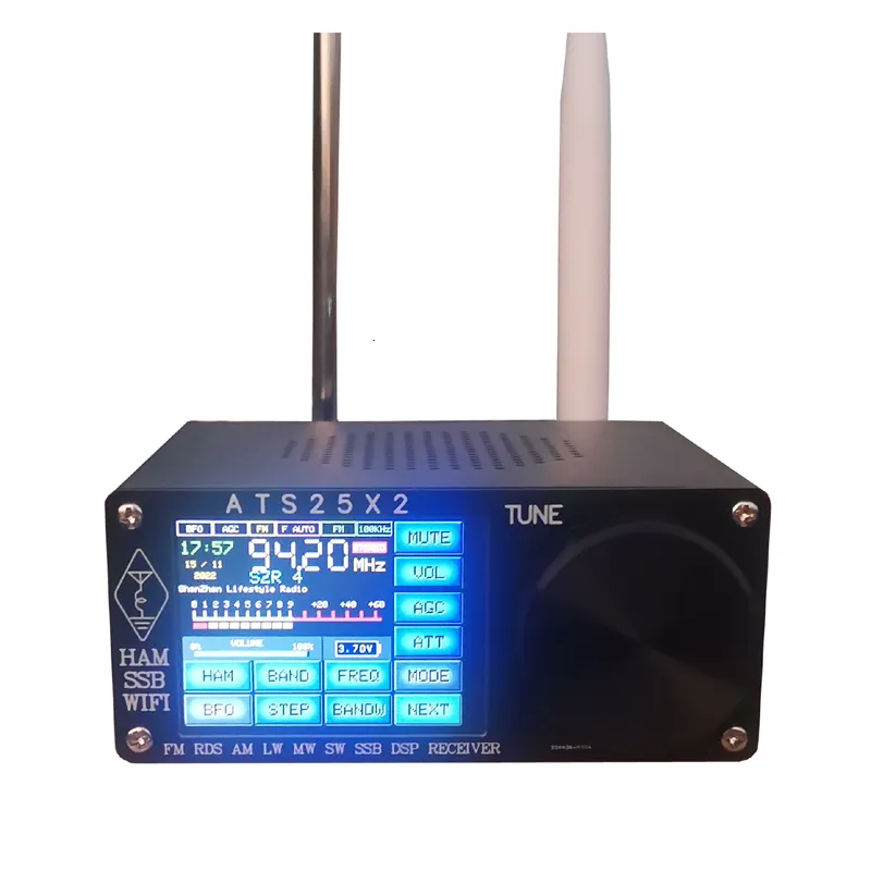 Radio Ultime ATS25X2 FM RDS APP Rete Configurazione WIFI Tutte le bande con scansione dello spettro Ricevitore DSP Aggiornamento ATS25 ATS25X1 230331