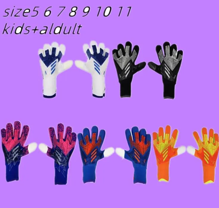 New Goalkeeper Football Gloves Full Latex Goalkeeper Falcon Gloves Match Professional Anti Slip