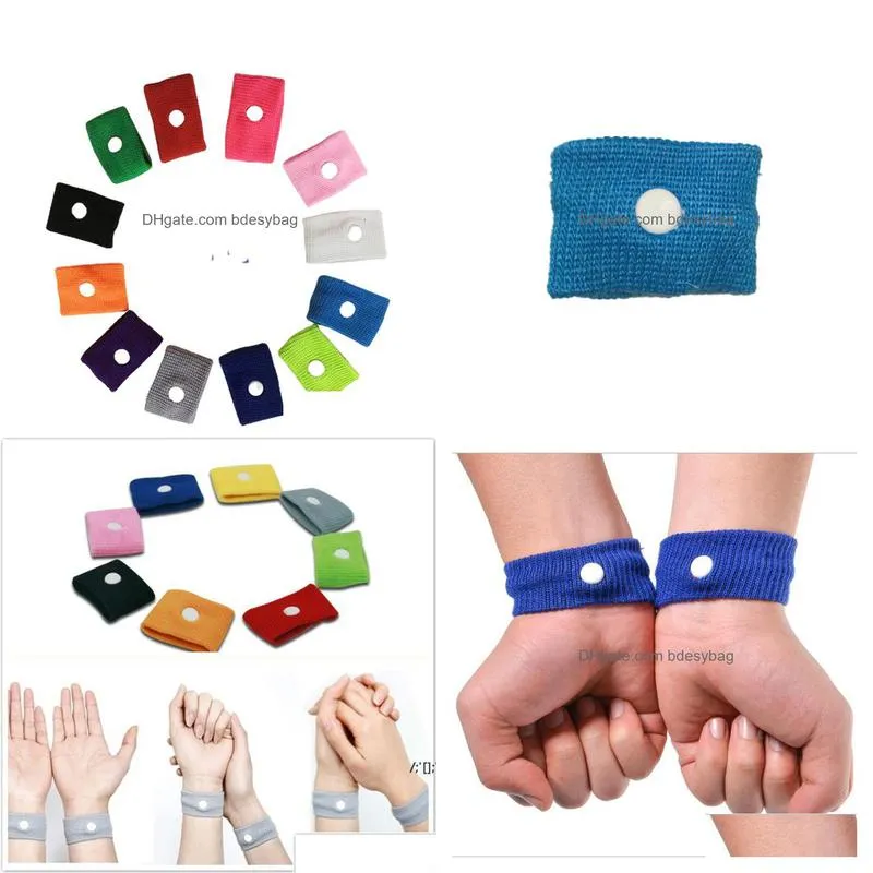 anti nausea wrist support sports cuffs safety wristbands carsickness seasick anti motion sickness motion sick wrist bands rre12639