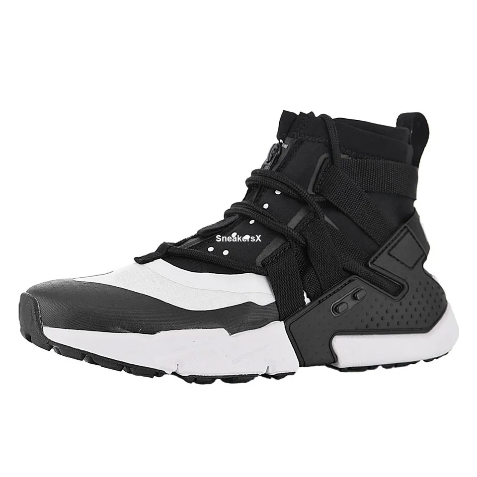 Huarache Gripp Black White Sports Shoes for Men Huaraches Boot Womens Hurache Running Shoe Women Huraches Sport Boots Man Trainers Woman Sneakers AO1730-005