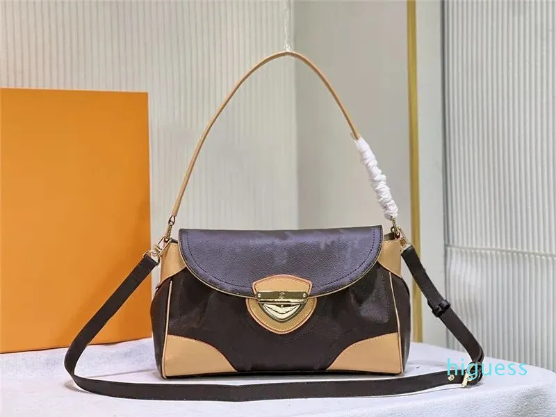 Designer Luxury Bags Luxury Beverly MM Shoulder M40121 M56808 Canvas Brown Ladies HandBag Luis Crossbody Purses From Higuess 109.87 DHgate.Com