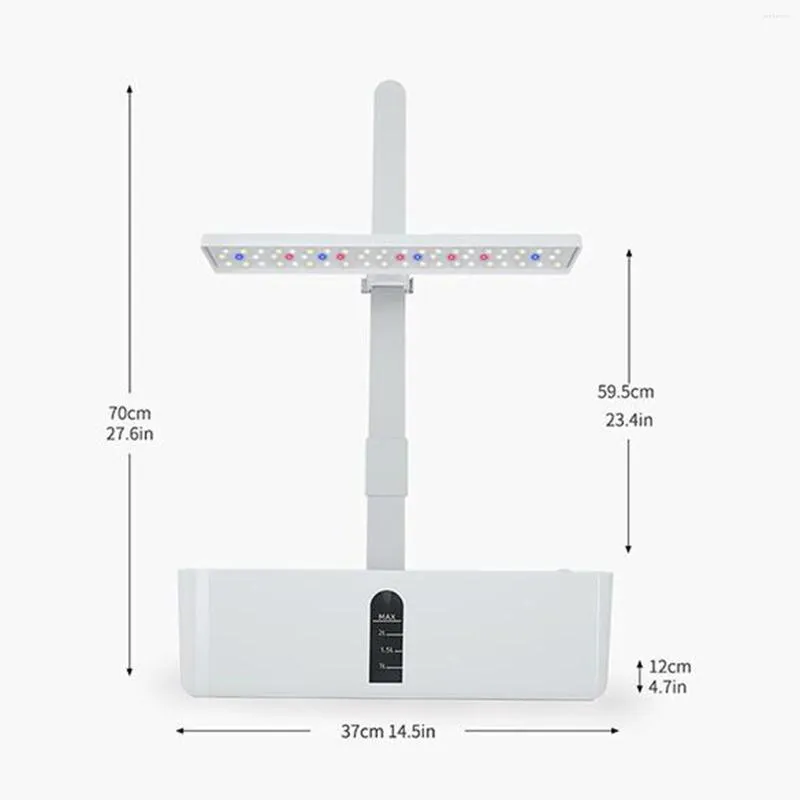 Kweeklampen Smart Hydroponics Growing System 2L Watertank Spectrums Verstelbare Hoogte Tuinieren voor tuinbloemen