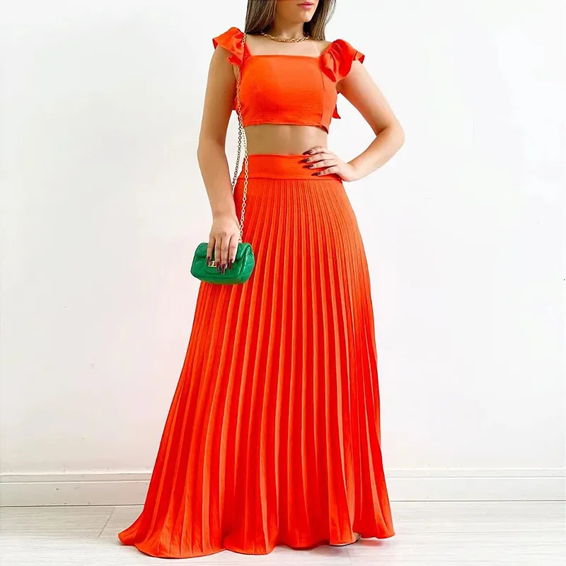 white christmas dresses Casual Beach Tulle Summer Beach Two Piece Bridesmaids Dresses Sets