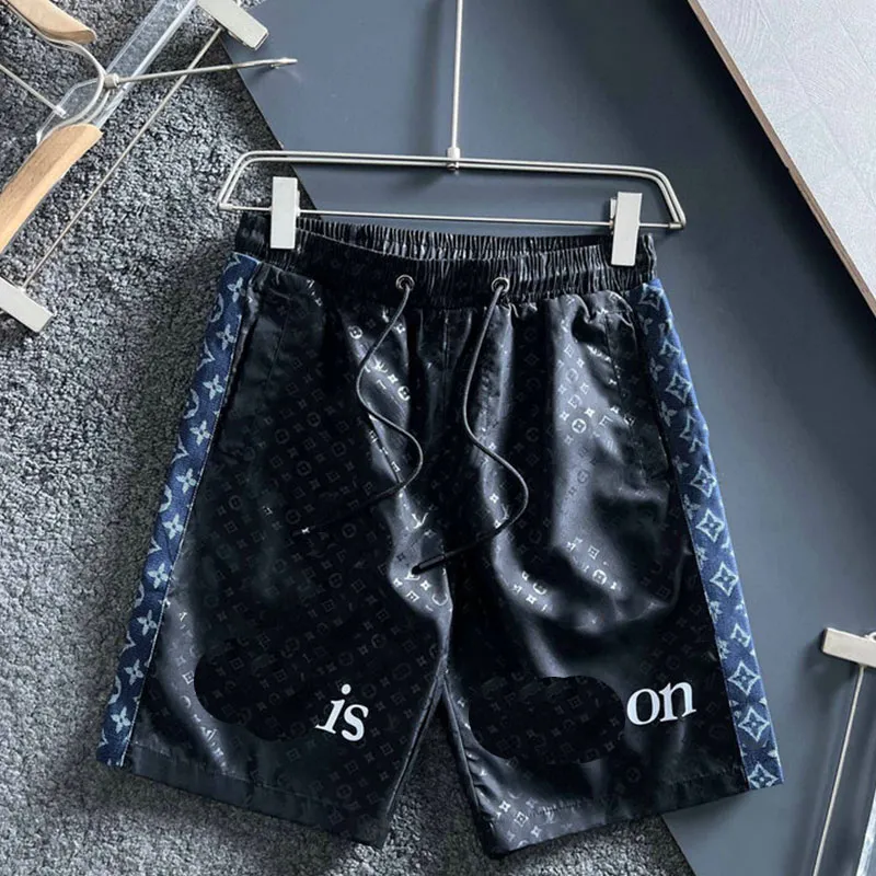 Sommermode Shorts Designer schnell trocknend Herren Shorts Kontrastfarbe Vollbild Buchstabe bedruckte Tafel Strandhose atmungsaktiv entspannt bequem gutaussehend M-4XL