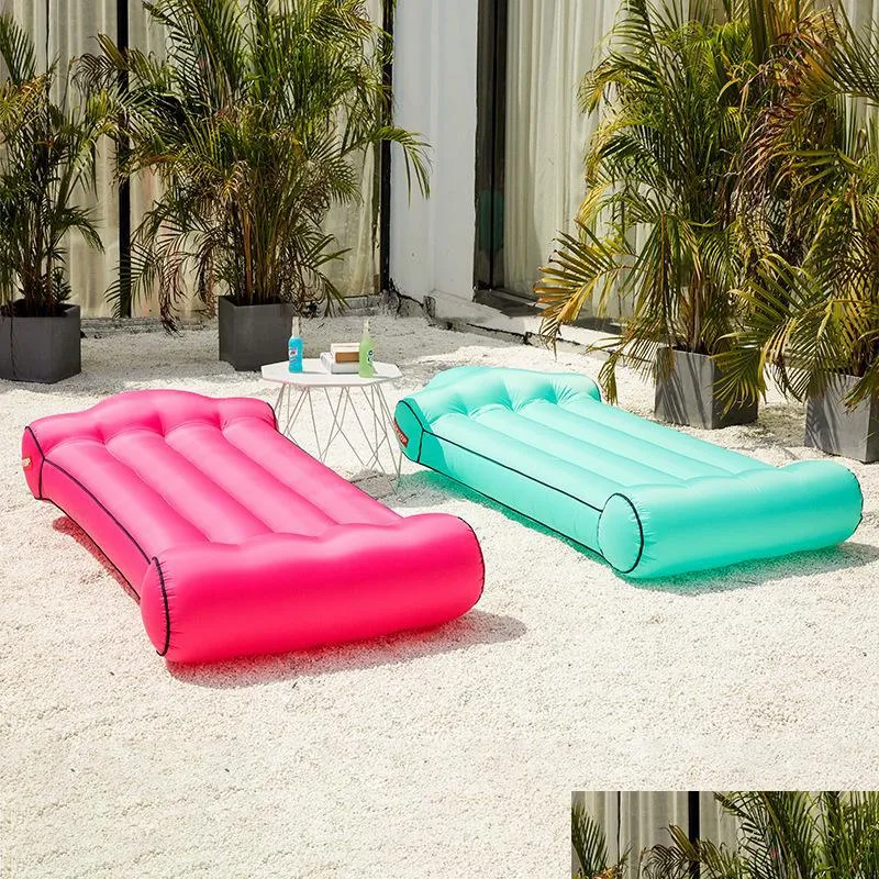 Other Pools Spashg Air Mattress Outdoor Portable Inflatable Water Sofa Camp Travel Bed Car Back Seat Er Gga1875 Drop Delivery Home Dhais