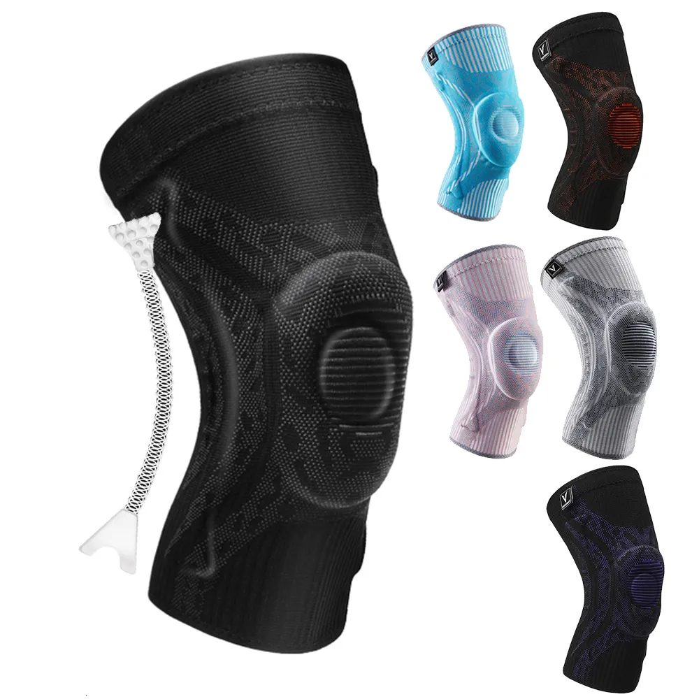 Elbow Knee Pads VEIDOORN 1PCS Compression Support Sleeve Protector Elastic Brace Springs Gym Sports Basketball Volleyball Running 230331