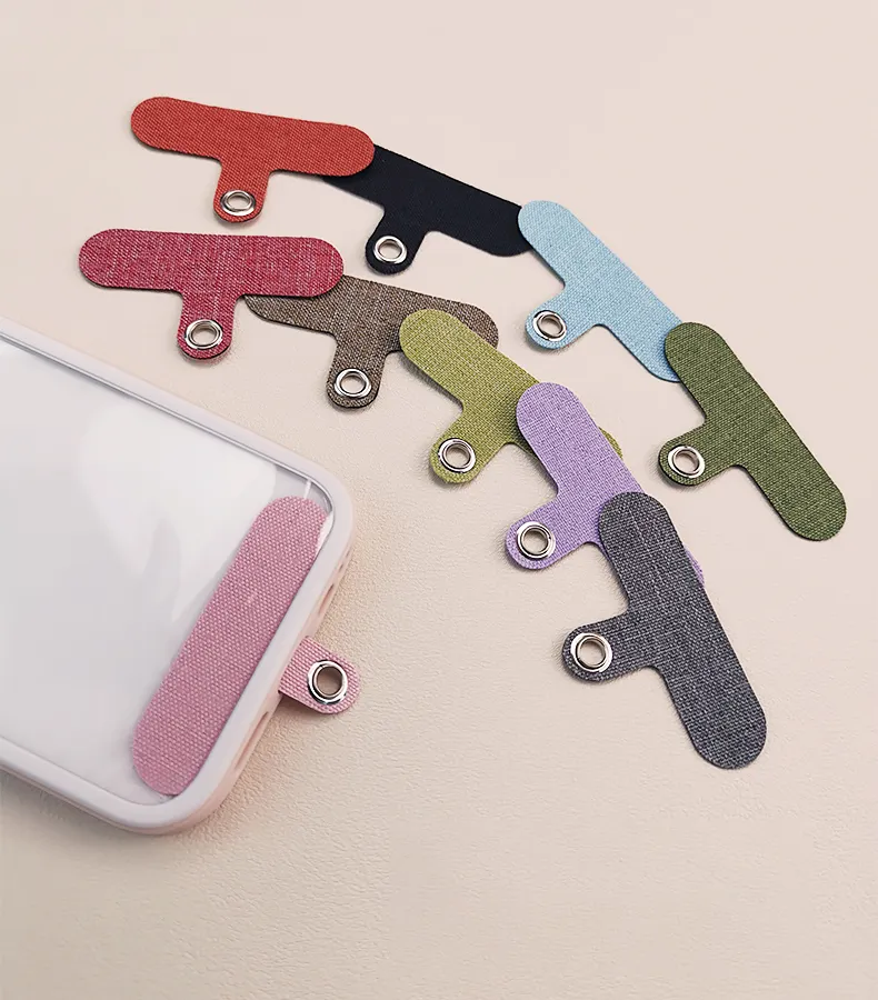 Cell Phone Straps Accessories Super Strong Lanyard Strap Patch Gasket For Mobile Phone Universal Durable Flexible PE Card Tether Clip Snap Cord Tabs