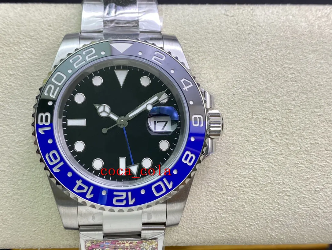 Мужские часы CLEAN Factory QC Super Version 40 мм GMT 126710 BLRO Керамические водонепроницаемые часы CAL 3285 Механизм Механические автоматические мужские наручные часы с коробкой