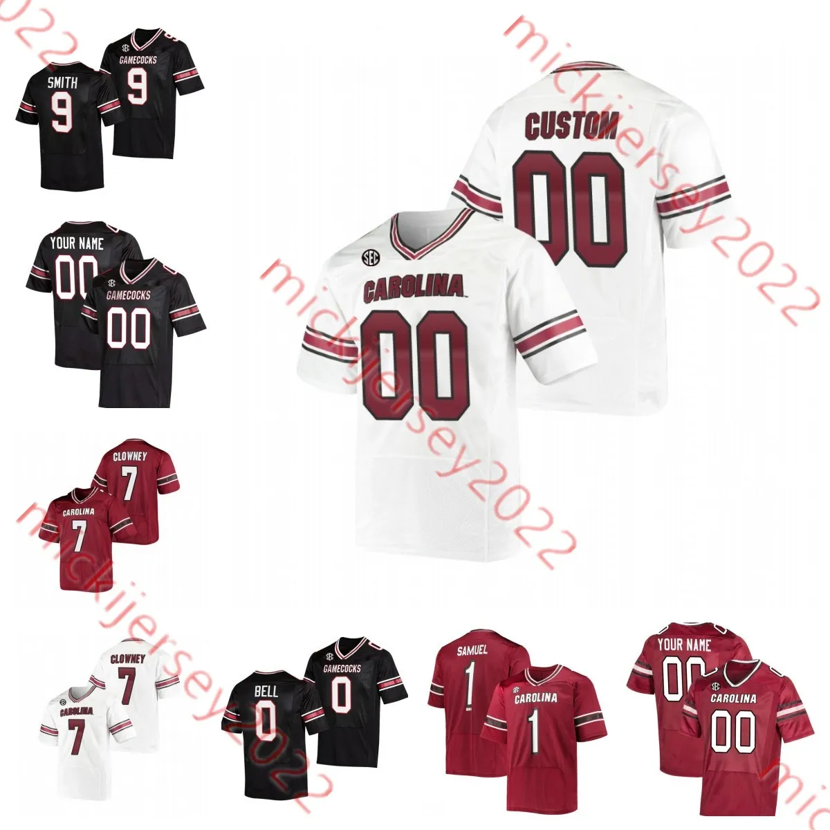 Austin Stogner South Carolina Gamecocks Jersey Zavier Short Nate Adkins Dave Adams Chad Terrell Jesse Sanders Jaylen Nichols Mens South Carolina Football jerseys