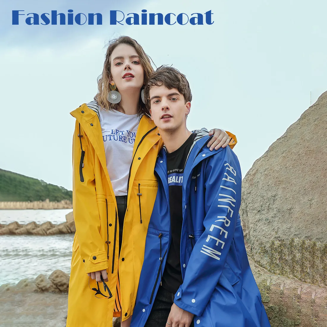 Raincoats Rainfreem Respirável Masculino Raincoat Feminino Jaqueta Impermeável Permeável à Umidade Poncho Engrenagem Chuva com Capuz Jaqueta Corta-vento Outerwear 230331