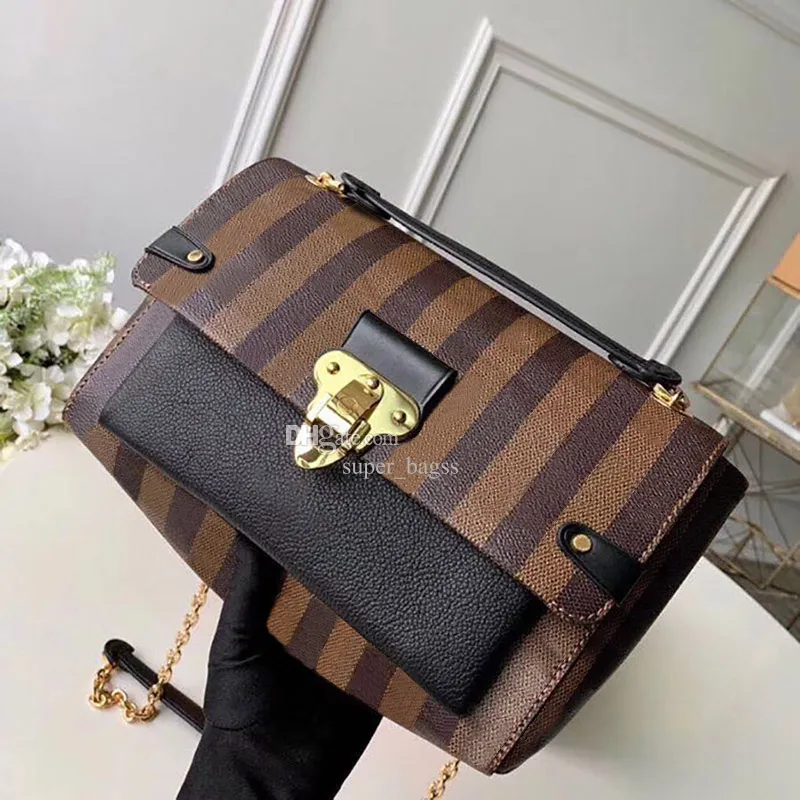 Luksusowa torba na torbę na ramię 20,5 cm oryginalna skórzana torba klapa delikatna torebka z pudełkiem YL024