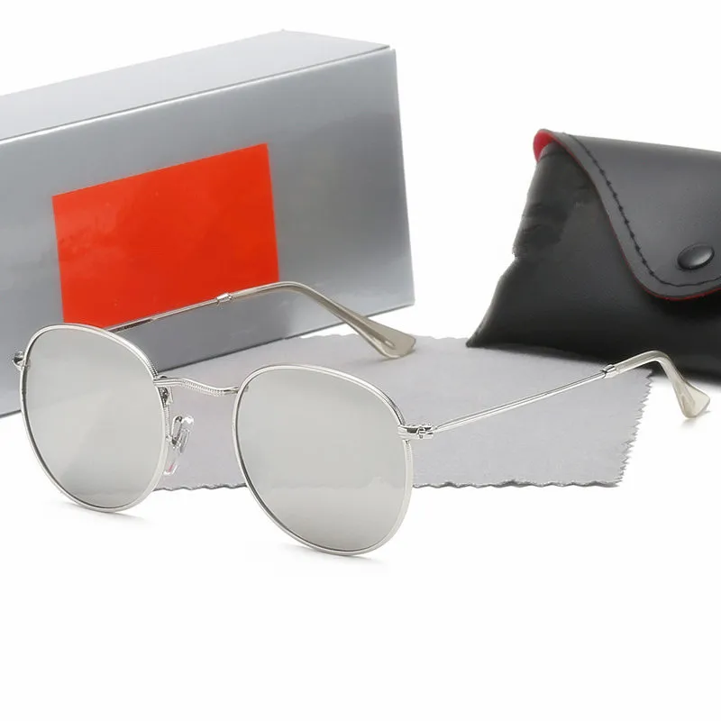 Ulubiona fabryka mody Cena nowych przylotów Ray Okulasy przeciwsłoneczne Mężczyźni Klasyczna marka retro luksusowe okulary zakaz metalowych ramy projektanci słonecznych okularów kobieta