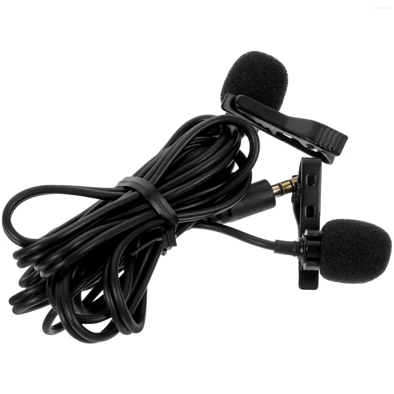 Microphones Microphone d'enregistrement Micros PC Clip Performance Micro Lavalier Revers Ordinateur