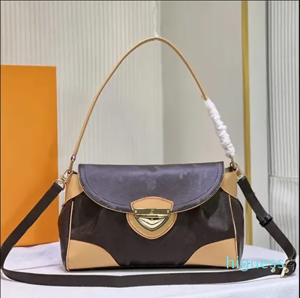 Дизайнерские пакеты роскошной пироги MM Plouds M40121 M56808 Canvas Brown Ladies Sumbag Luis Crossbody кошельки