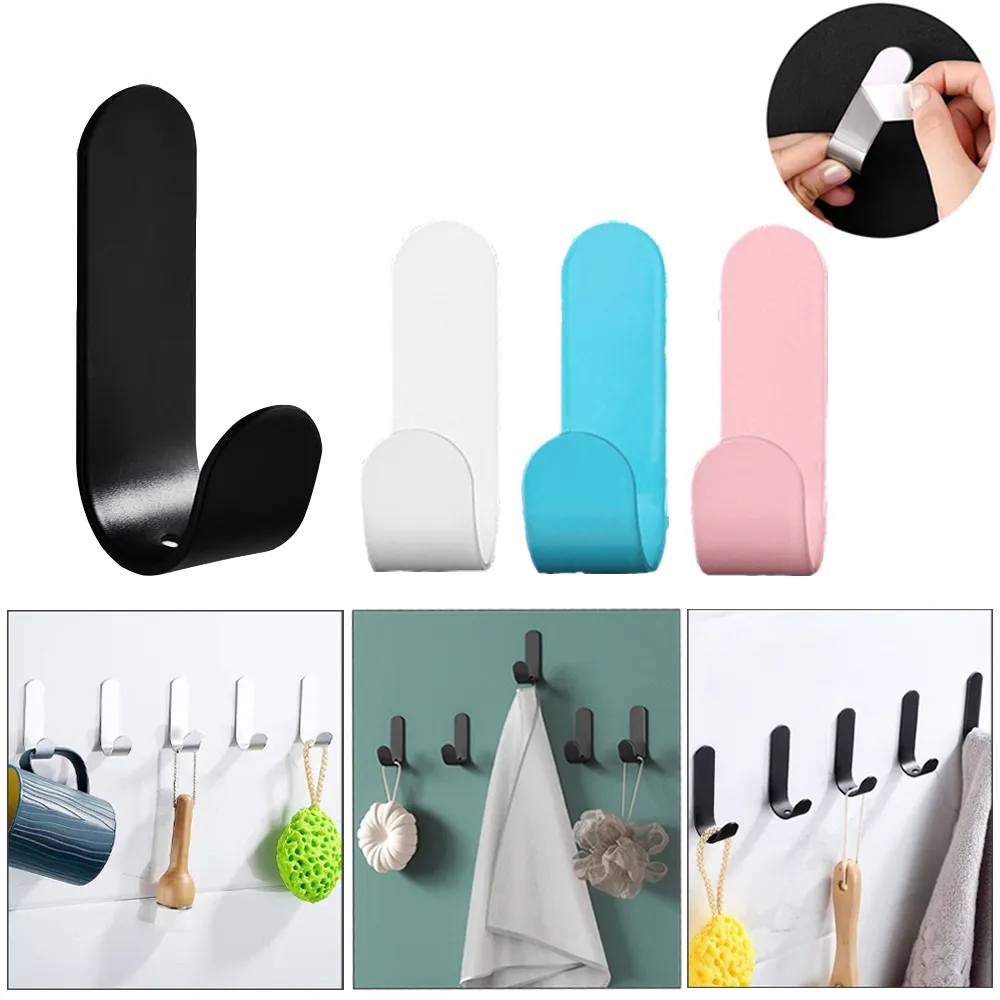 4 Pezzi Gancio Adesivo Gancio Per Asciugamani Gancio Da Parete In Acciaio Inox Bagno Impermeabile Antiolio Asciugamano Gancio Adesivo Per Cucina Soggiorno Ufficio 86428705