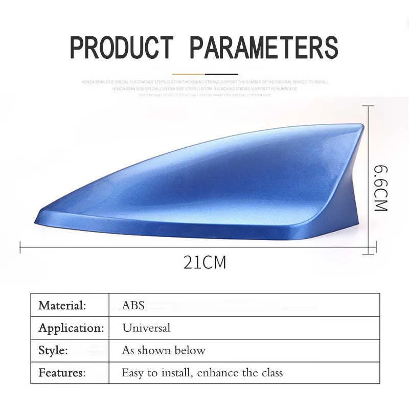 Antenna Auto A Pinna Di Squalo Universale – ABS, Segnale Potenziato, Autoadesiva, Effetto Carbonio - 4