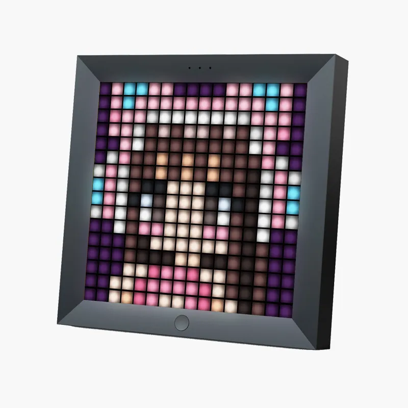 Divoom Pixoo 64 Digital Photo Frame with 64*64 Pixel Art LED Picture  Electronic Display Board,Neon Light Sign Home Decoration