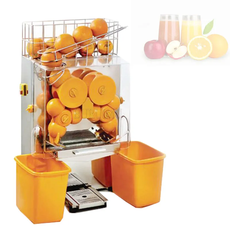 110V 220V Elektrische Sinaasappelpers Sap Fruit Maker Commerciële Automatische Sinaasappelpers Machine Citrus Sappers Machine