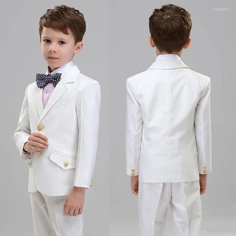 Costumes pour hommes sur mesure blanc bébé garçons Costume pour garçon 2023 noir enfants Blazer rouge Costume formel mariage porter enfants vêtements